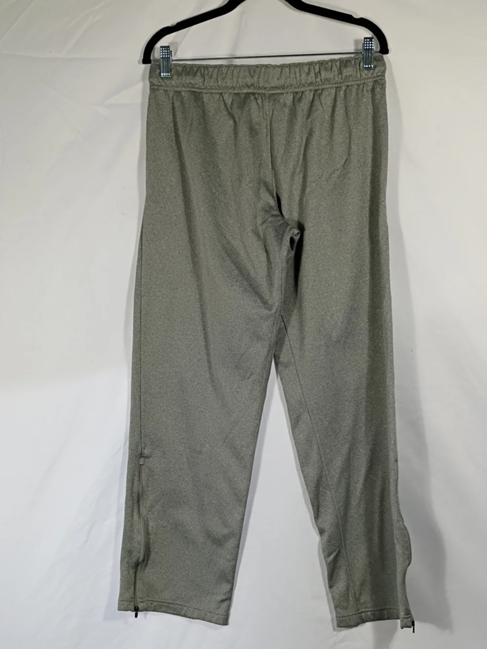 EUC Nike Gray Side Zip Sweatpants Mens Size Medium Athleisure Lounge Athletic